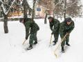 SAF helps the citizens of Serbia in clearing the snow